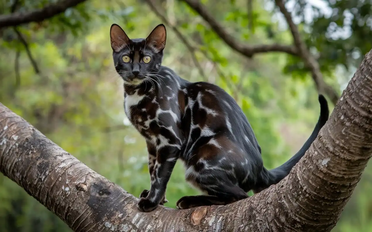 Black Bengal Cat