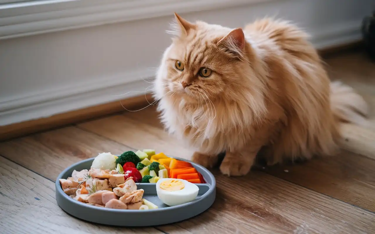 Homemade food for cats