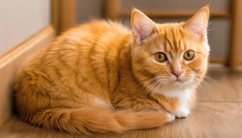 Orange Munchkin Cat