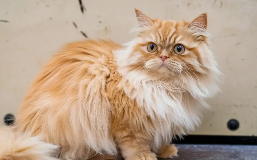 Orange Munchkin Cat