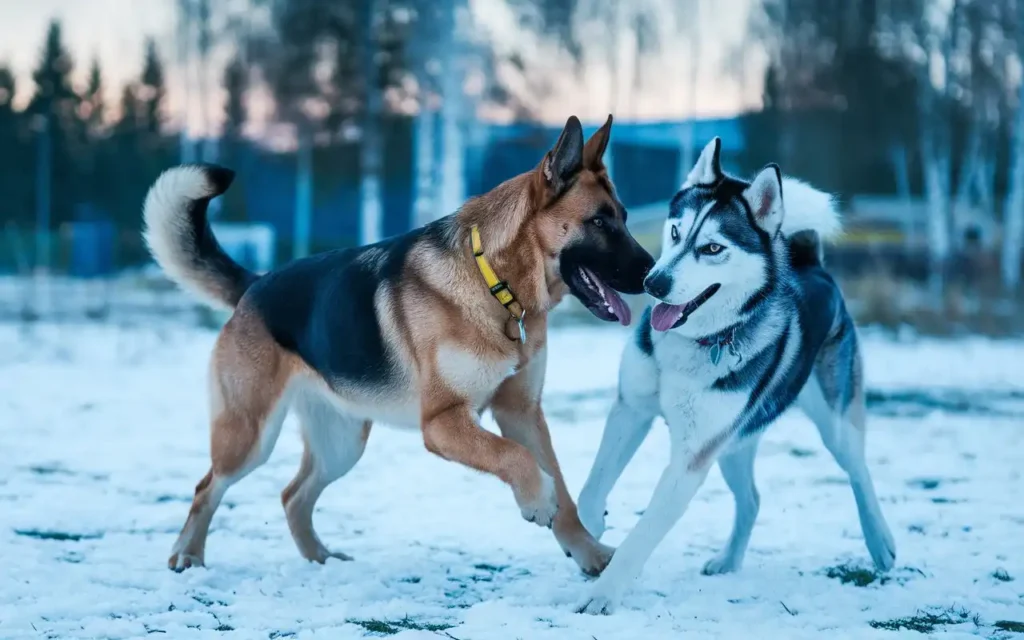 German Shepherd Siberian Husky Mix!