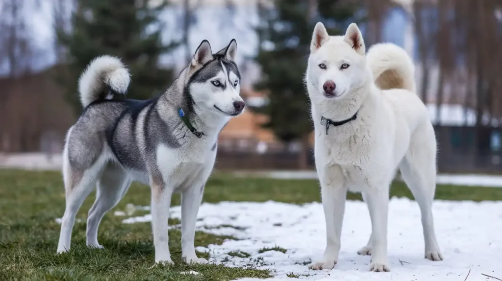 White Siberian Husky