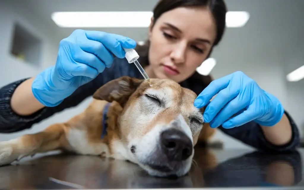 Antibiotic eye drops for dogs