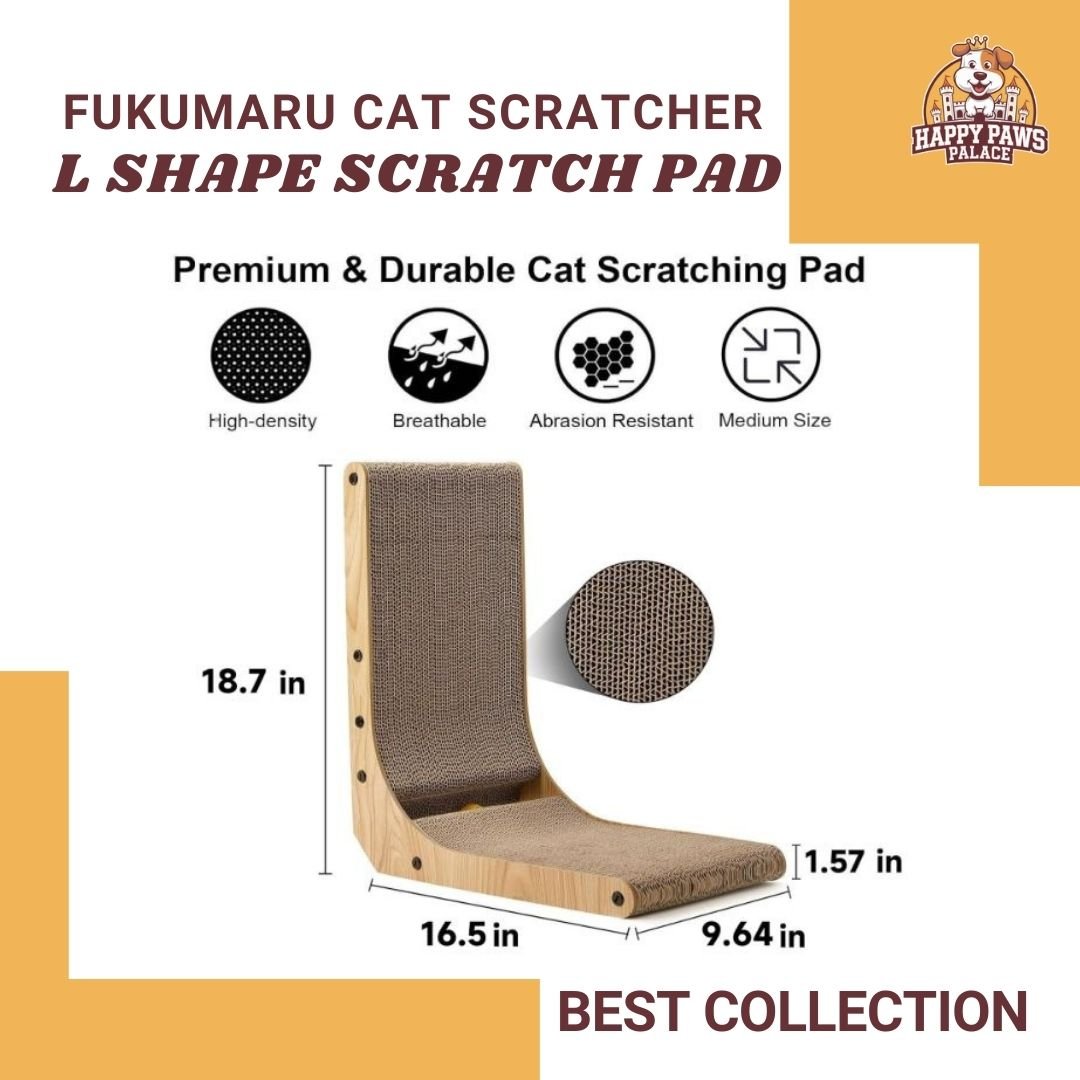 L Shape Cat Scratch Pad Wall Mounted