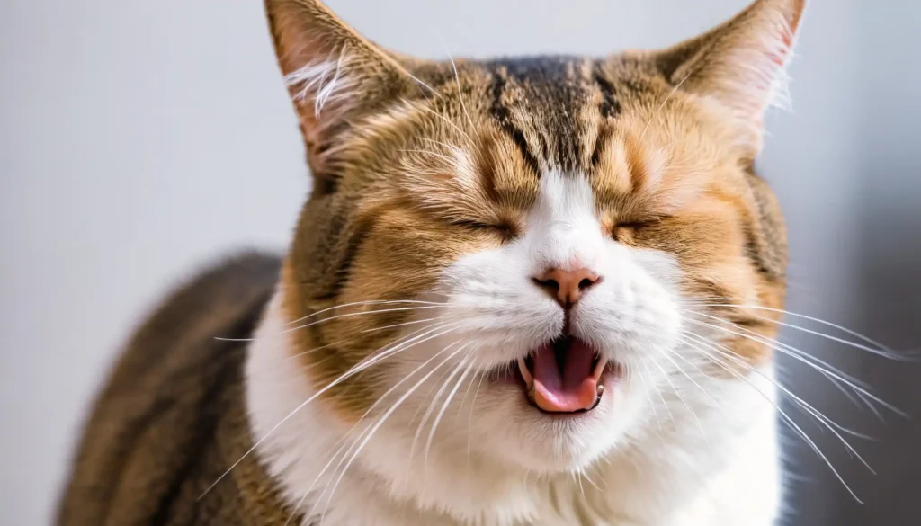 Cat Sneezing and Watery Eyes