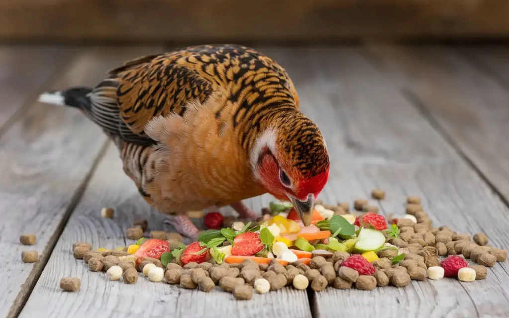 bird plucking feathers