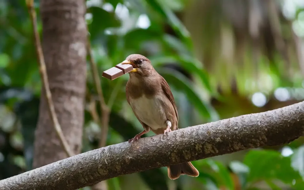 can birds eat chocolate