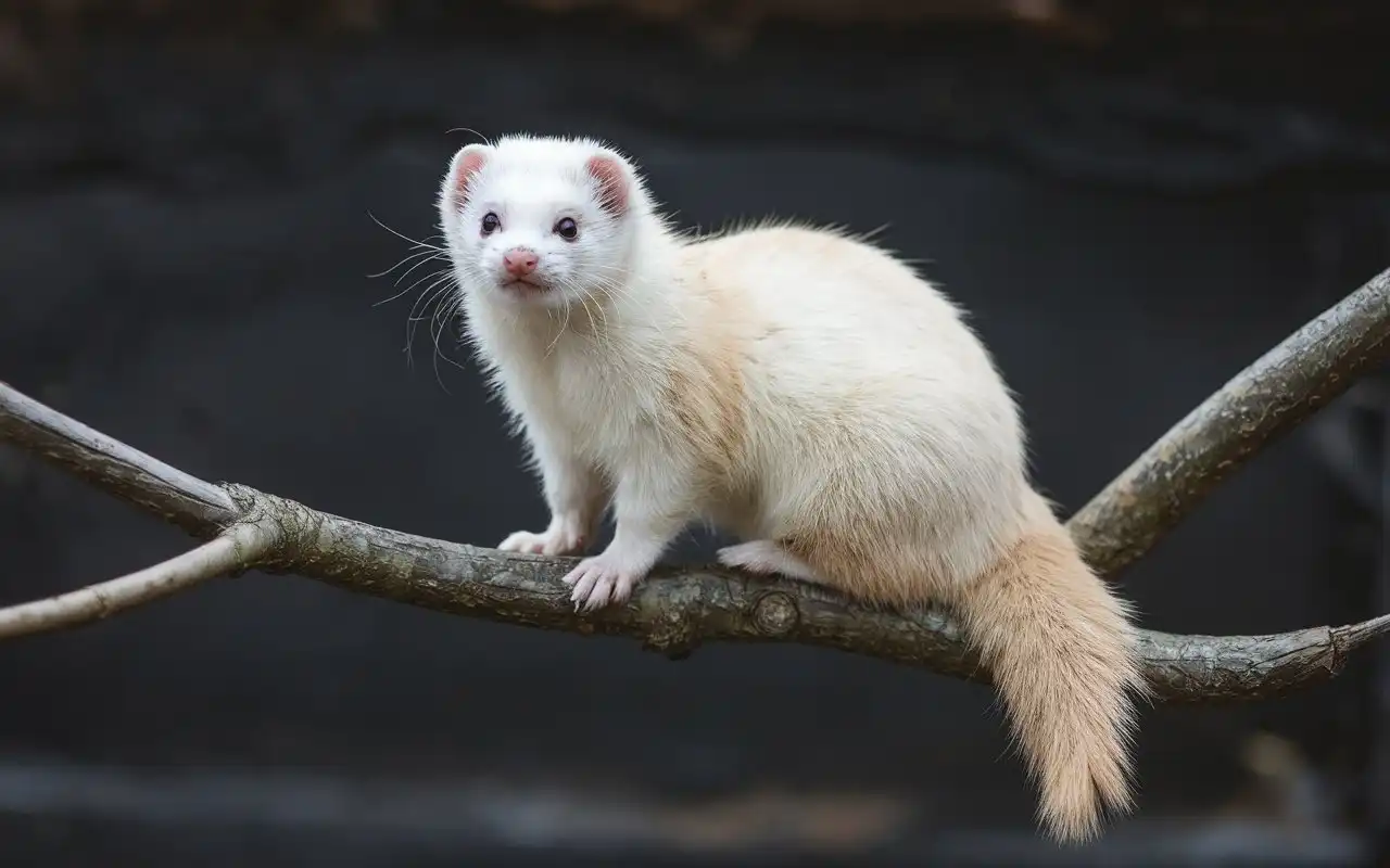 Blonde Ferret