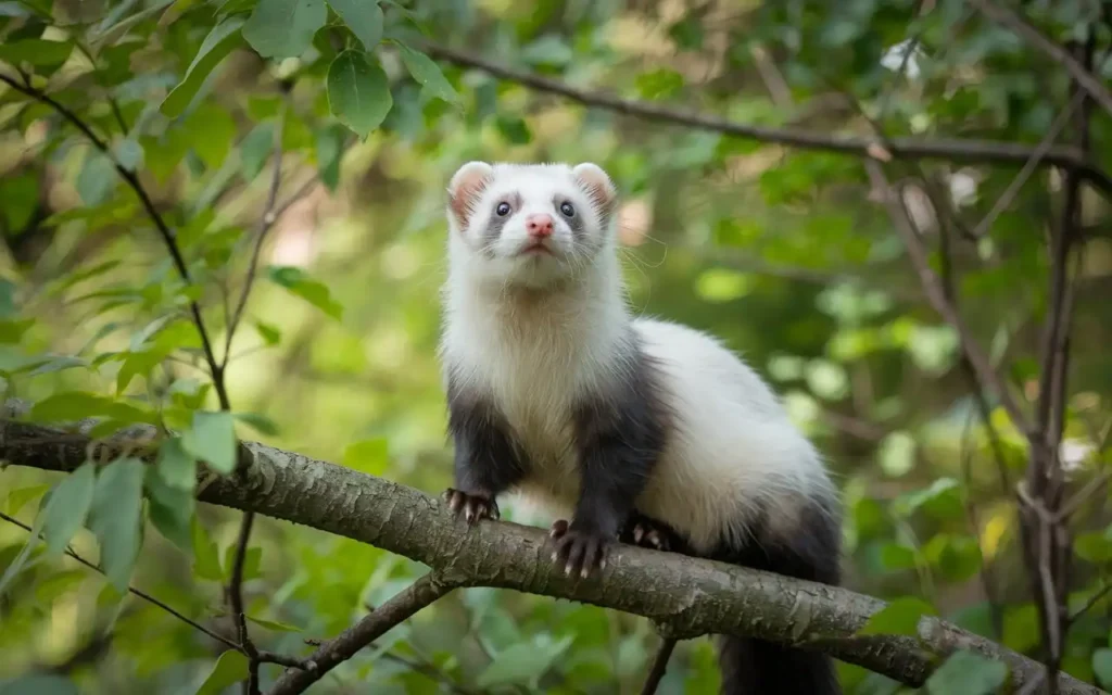 blonde ferret