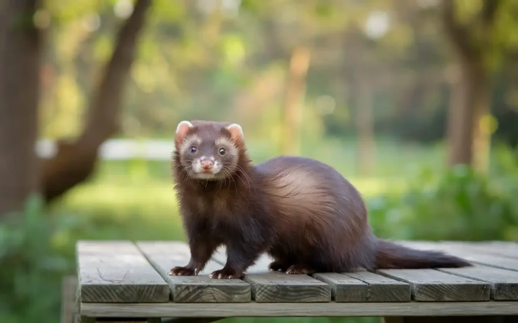 fleas on a ferret