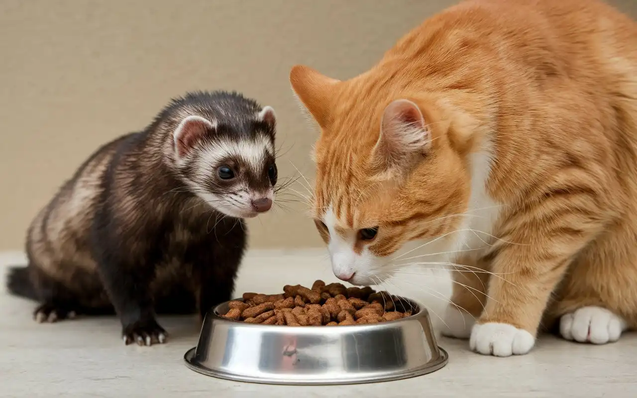 can ferrets eat cat food