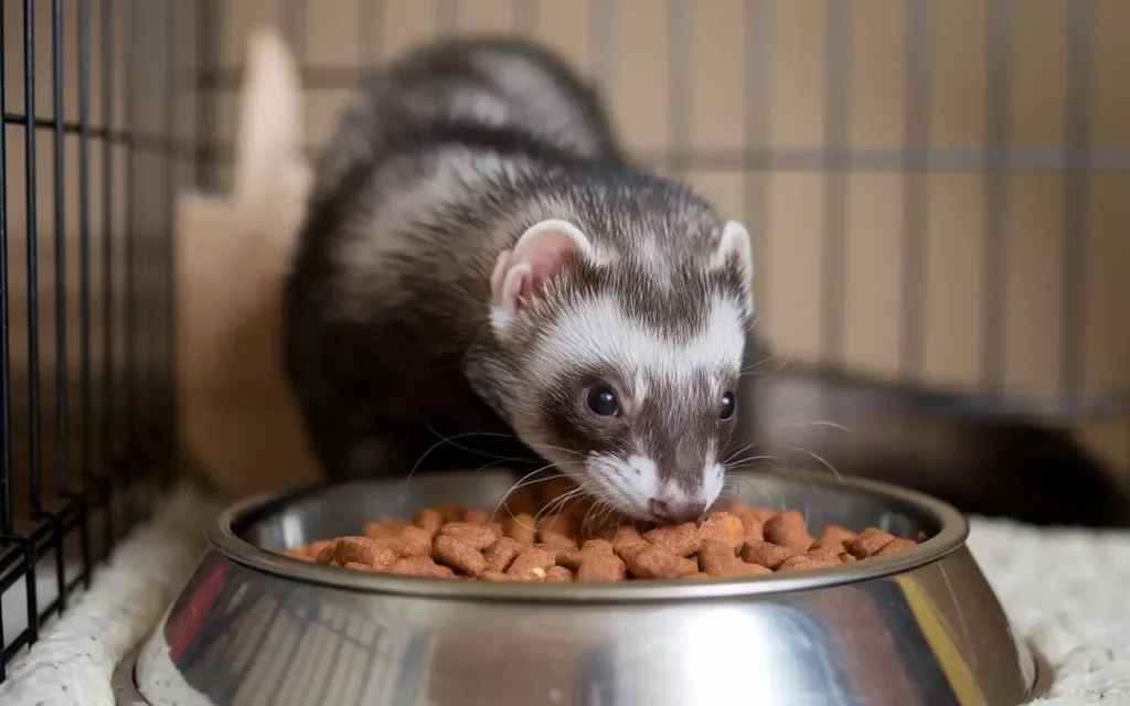 Can ferrets eat cat food