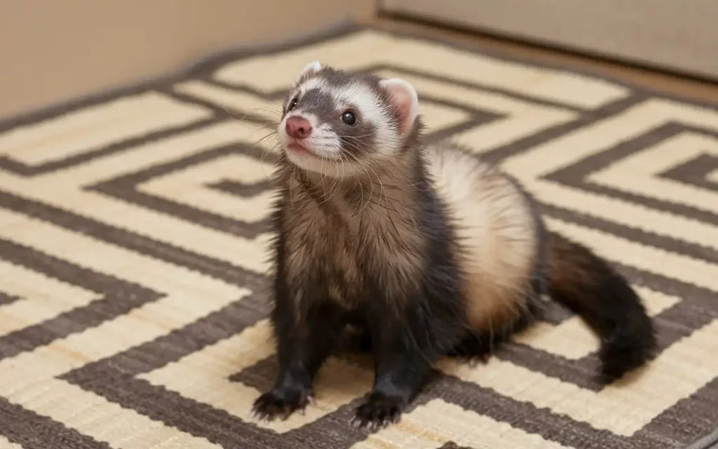 ferret puking