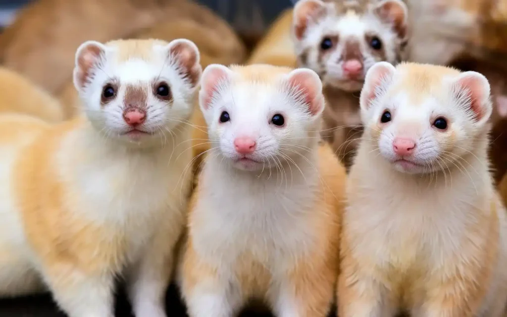 fleas on a ferret