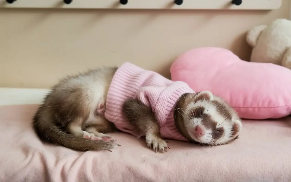 ferret vomiting