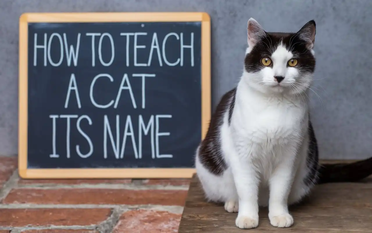 How to teach a cat its name