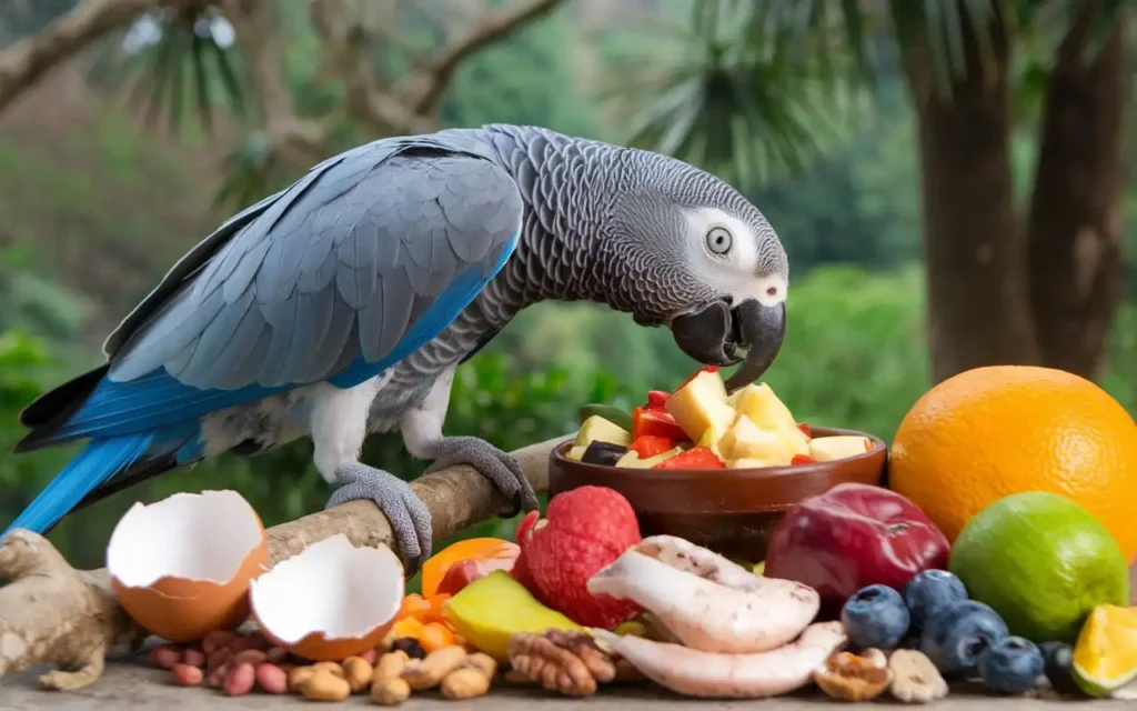 parrot diet and nurition