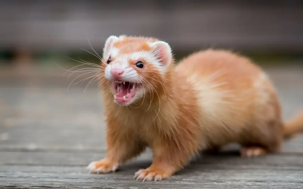 Are ferrets aggressive