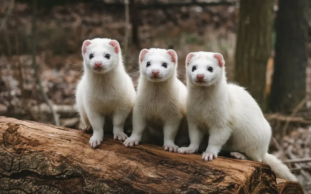 fleas on a ferret