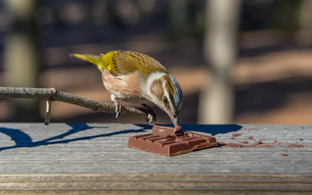 can birds eat chocolate