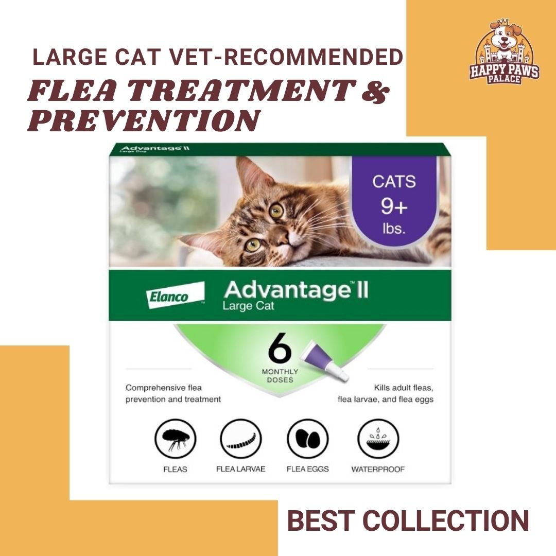 Advantage II Large Cat Vet-Recommended Flea Treatment  Prevention  Cats Over 9 lbs  6-Month Supply