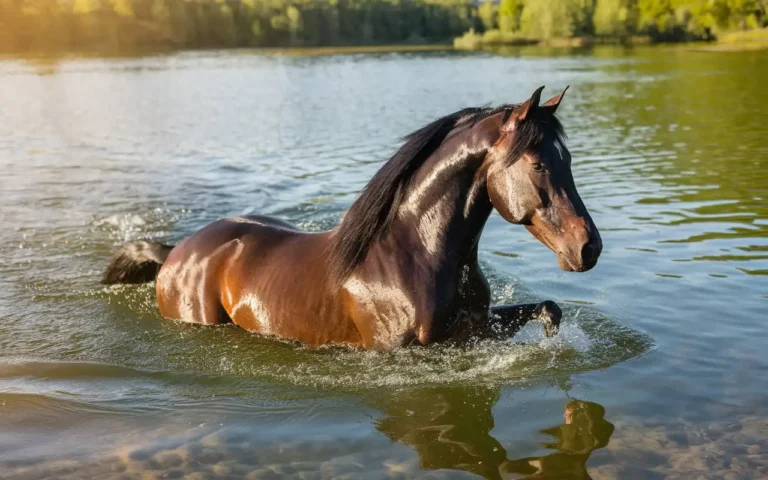 can horses swim