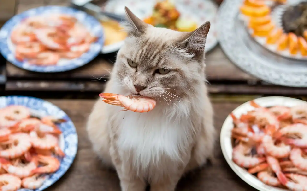 can cats eat shrimp