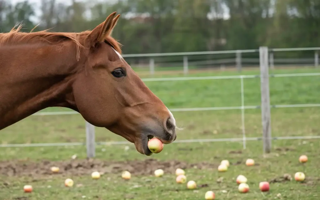 can horses eat apples