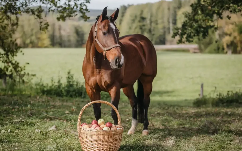 can horses eat apples